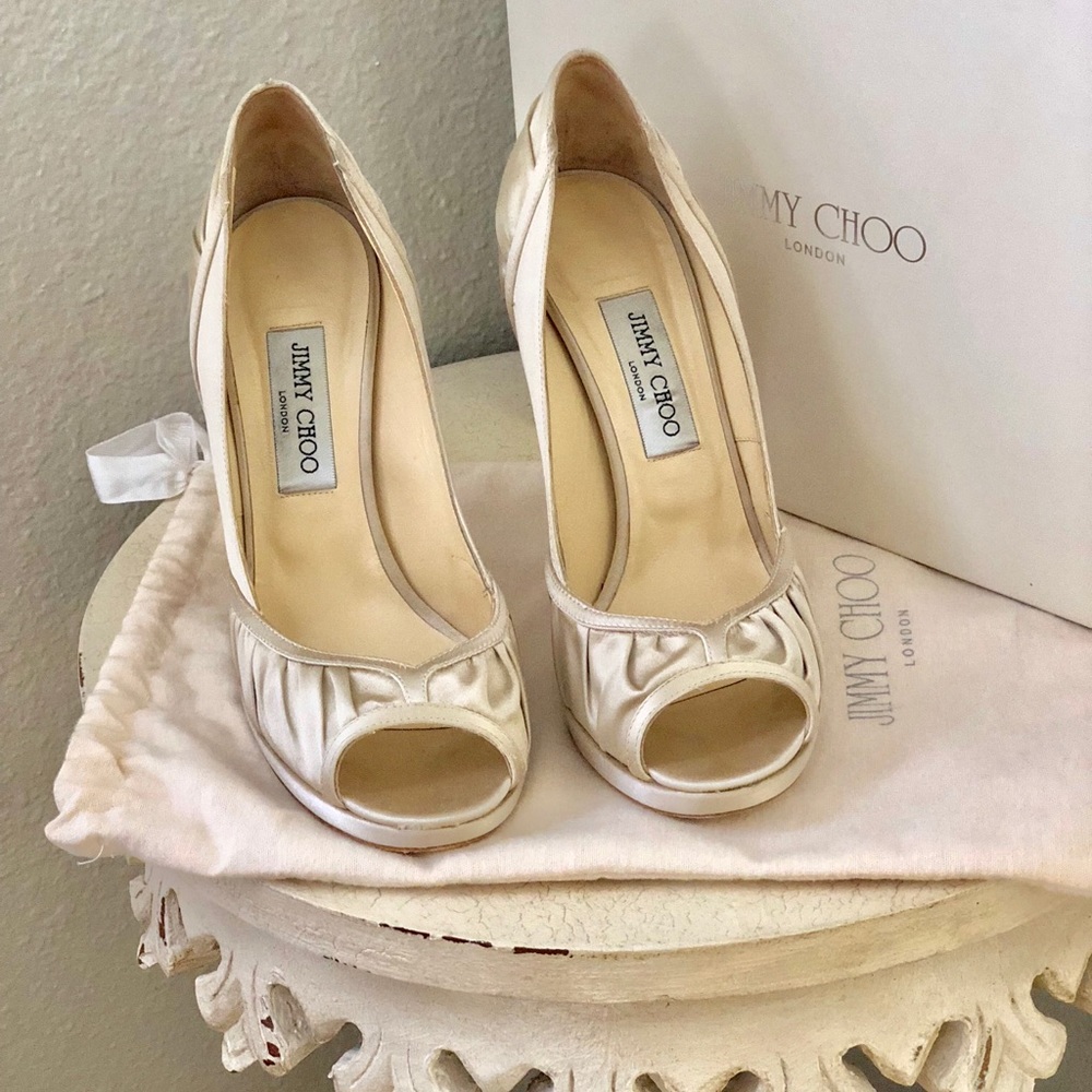 Jimmy Choo Champagne Heels